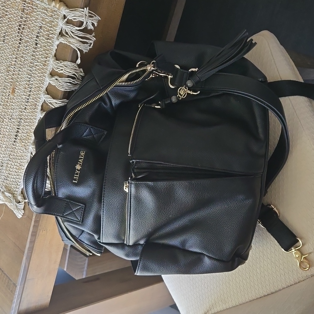 Lily Jade Vegan Leather Caroline Diaper Bag